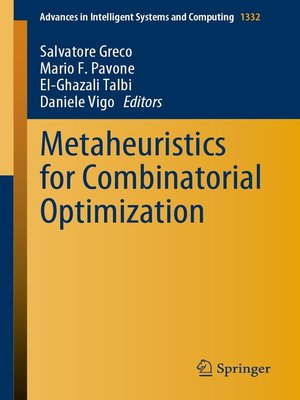 cover image of Metaheuristics for Combinatorial Optimization